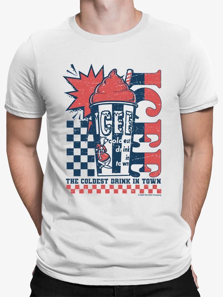 Officially Licensed ICEE Retro Cool Explosion Coldest Drink Mens T-shirt XXXXL