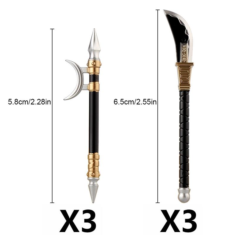 Medieval Figure Weapons Accessories Kits Building Blocks King Sword Lion King Shield Trident Battle Double-edged Axe Brick Toy