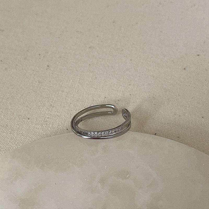 Light Luxury Simple Pearl Bow Open Ring Collection Female Personality Unique Exquisite Fashion Versatile Ring Ring