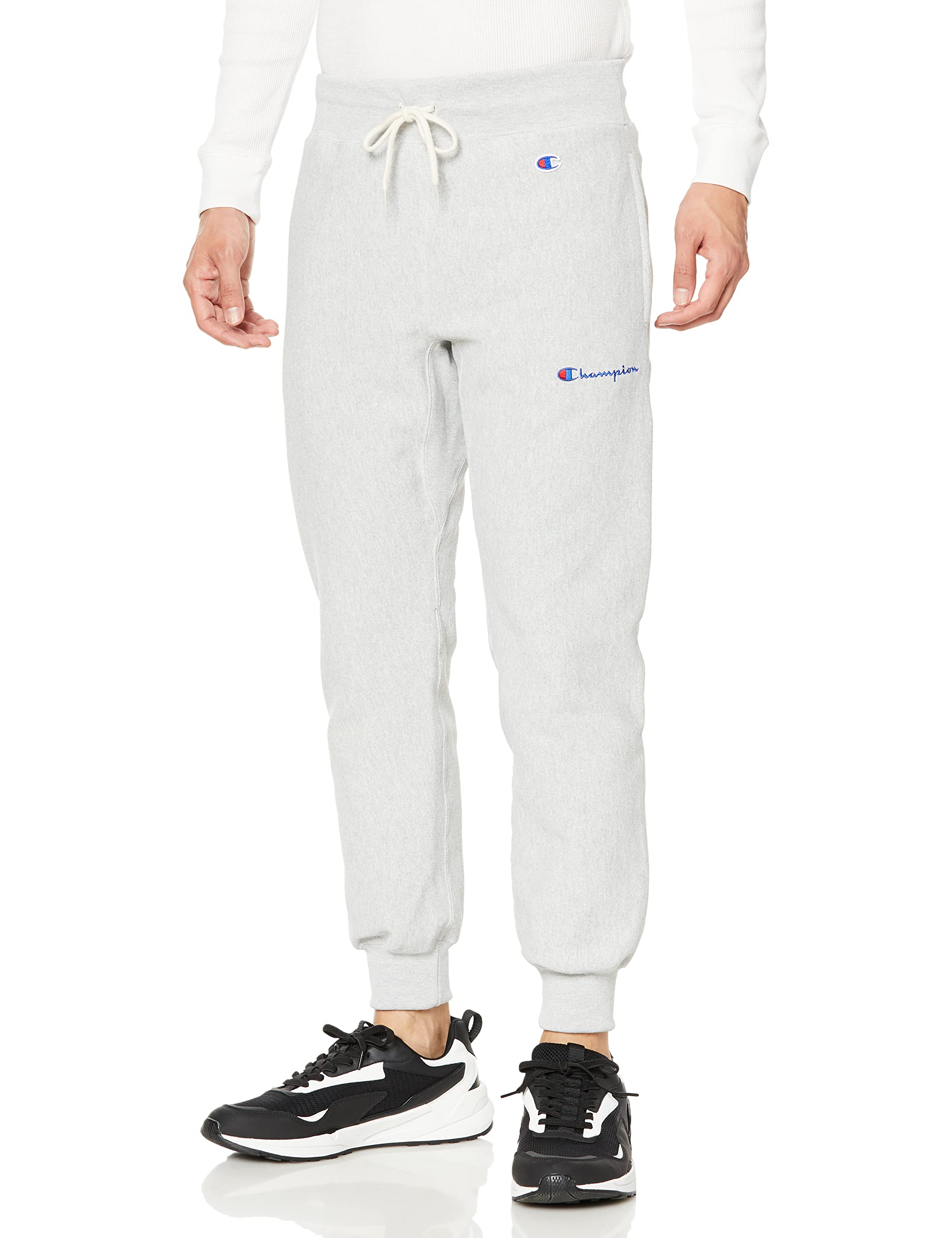 

One Point Logo Reverse Weave Long Pants Silver Gray L [Champion] (R) C3-W290 Men s