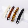 4Pcs French Style Hairpins Tortoiseshell Design Women Hair Clips with Metal Springs Lightweight Hair Accessories