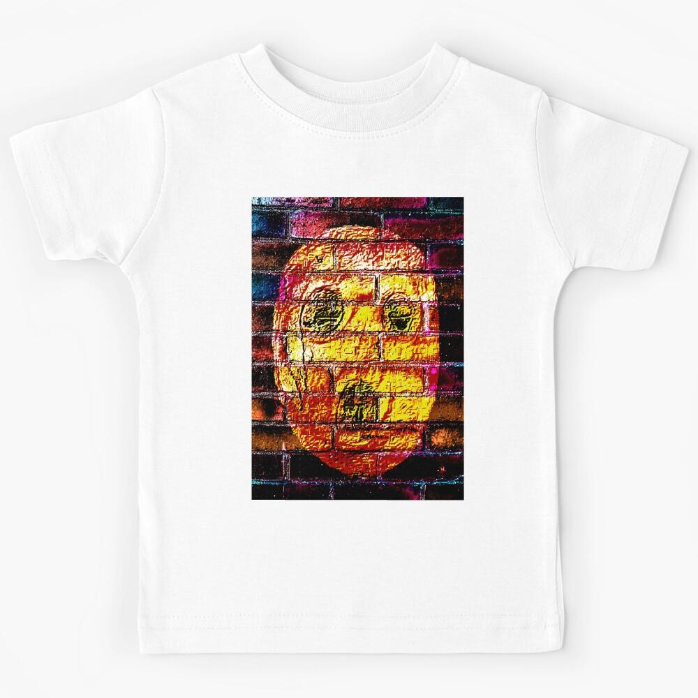 Yellow Brick Wall Face Kids T-Shirt 140