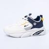 Low-top leather comfortable men's shoes color matching high-value black shoes trendy platform shoes