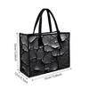 Cracked Pattern Large Tote Bag for Daily Commute Shopping