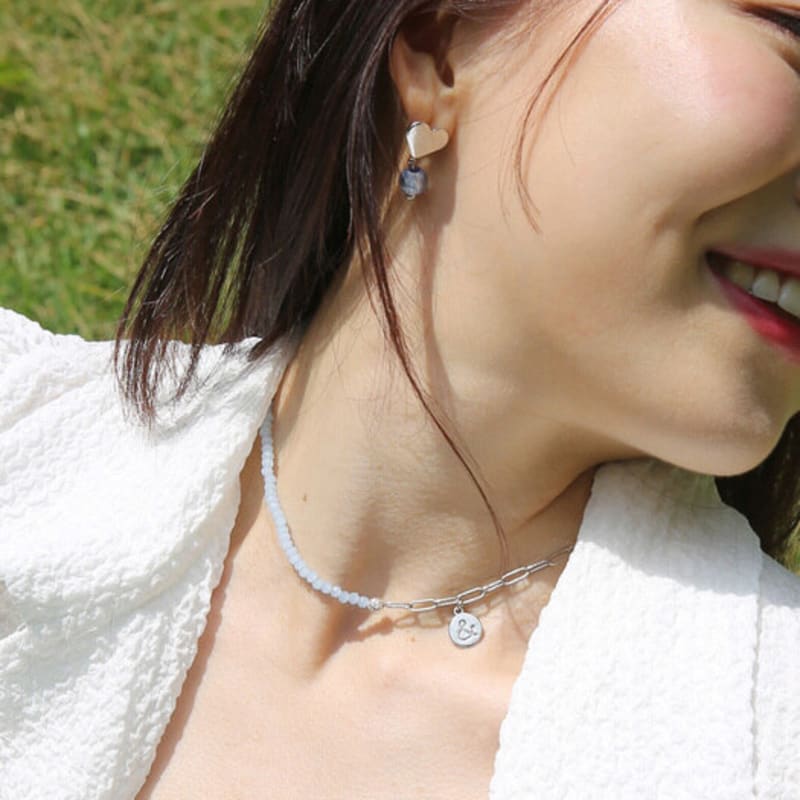 Kleinkram halbe Farbe Armband & Halskette (3 Farben)