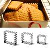 3Pcs Mini Cookie Cutter Set Stainless Steel Sugar Biscuit Veggie Cutters Diy Cookie Fondant Cake Pastry Dough Mold Baking Tool