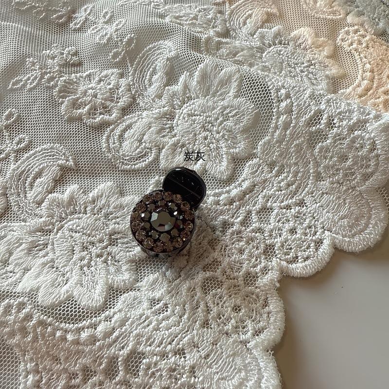 

Элегантные мини-заколки для волос «Принцесса» с кристаллами цвета мокко, круглые заколки-бабочки с кристаллами для челки и непослушных прядей, сверкающая заколка для волос, идеальные подарки