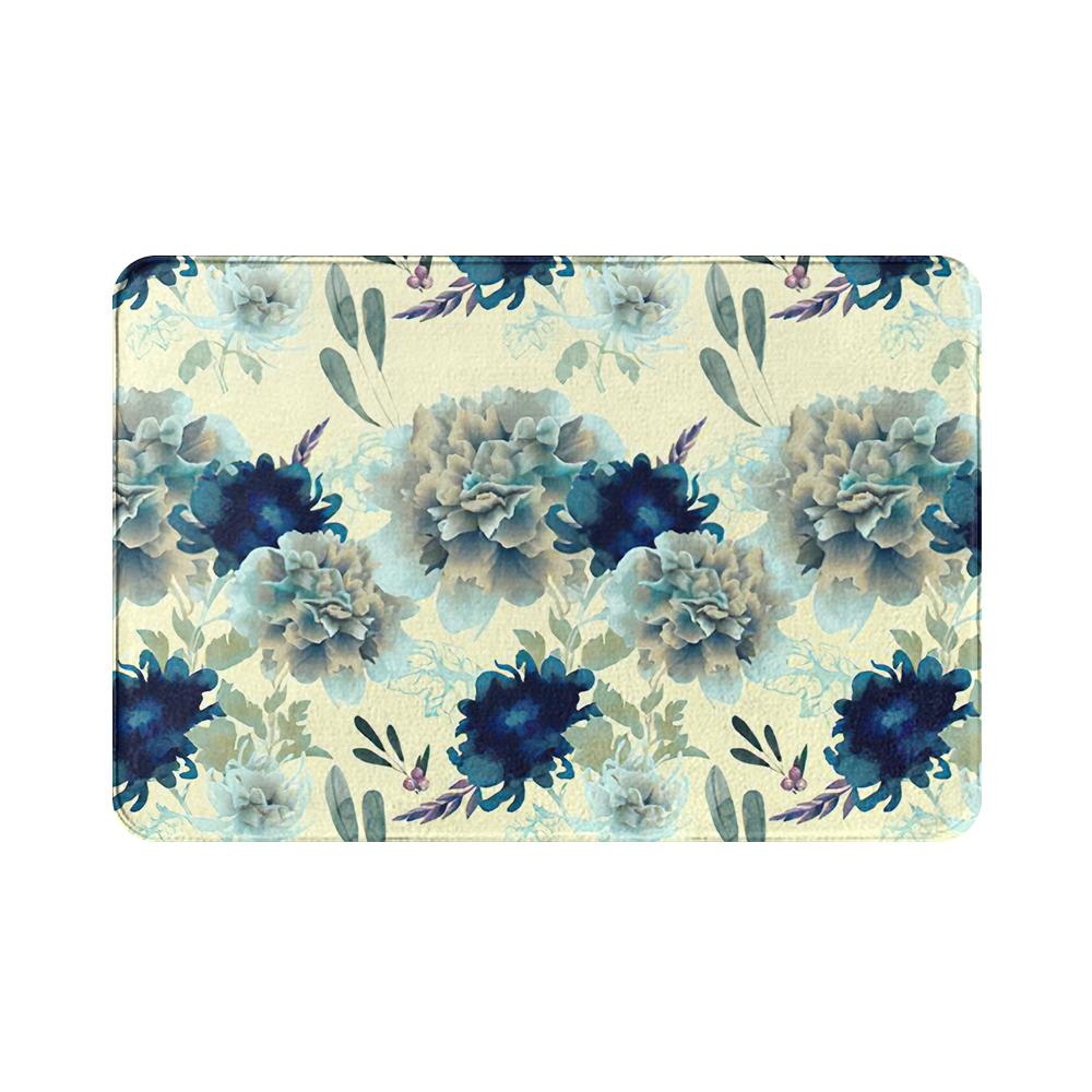 Květina rostlina krajina vzor protiskluzový semišový koberec podložka pod dveře podložka pod dveře venkovní kuchyně obývací pokoj podlahová podložka koberec