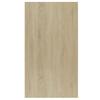 Bookshelf Sideboard Sonoma Oak 50 x 25 x 80 cm Particleboard