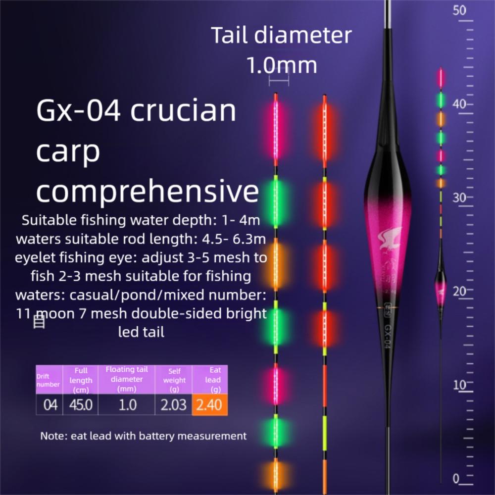 Slip Drift Tube Electronic Fishing Float Indicator Fishing Bobbers  Night Fishing