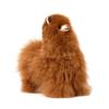 INJOI Alpaca Plush Toy, Fluffy and Cute, Handmade with Rare Natural Alpaca Fur, Perfect for Anniversaries and Special Occasions, As a Gift (15cm,