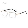 Design Reading Glasses Men and Women Full-frame Alloy Clear HD Lenses Presbyopia Eyeglasses Impact Scratch Resistant 0 ~ +400