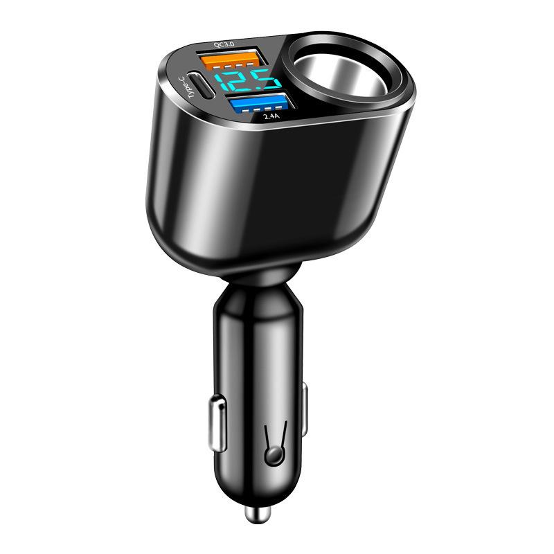 

High-Speed Dual Port Car Charger & Cigarette Lighter Adapter