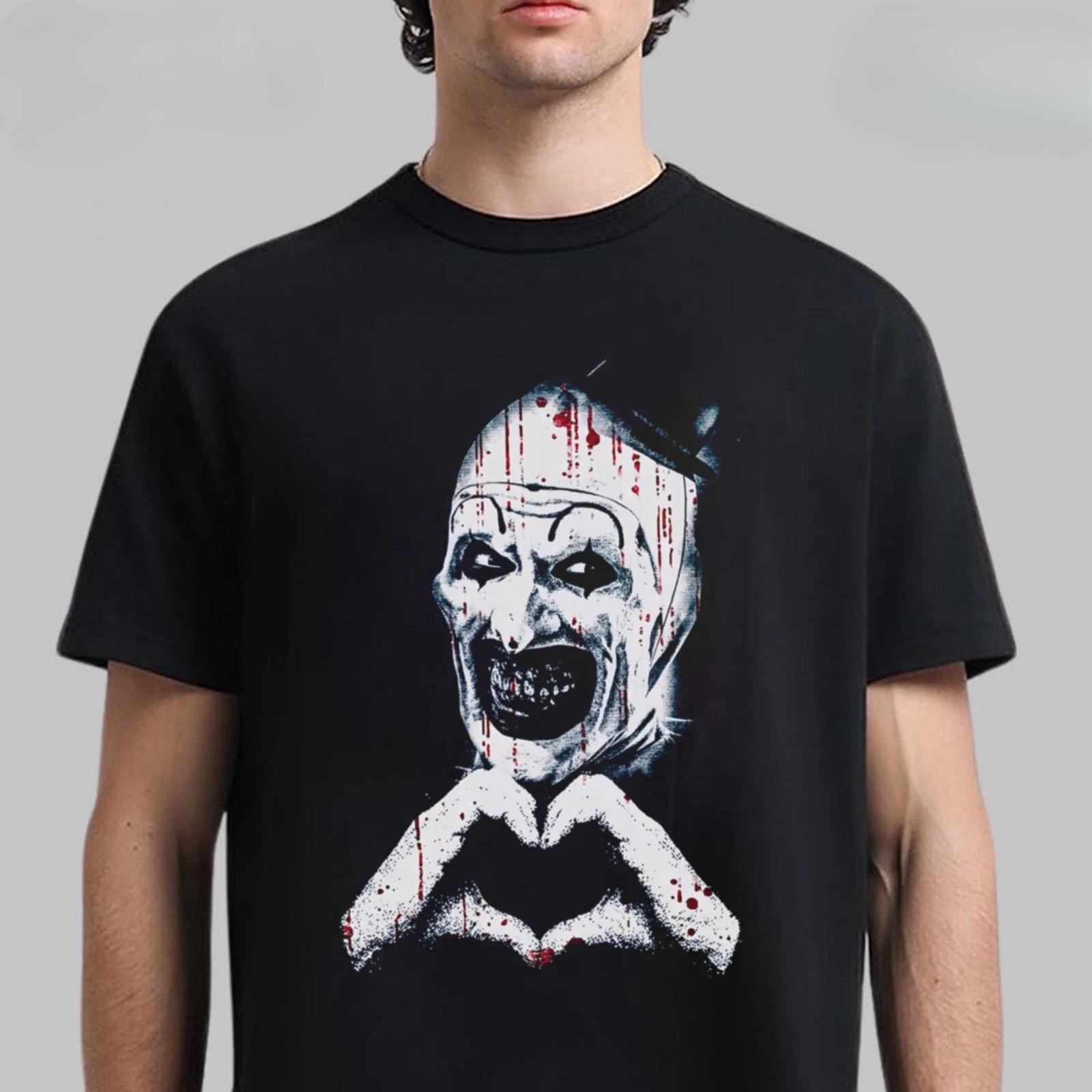 

Art The Clown Terrifier Shirt, Scary Horror Clown Shirt - Multicolor High-end Luxury Is for Both Men and Women Top Y2k S