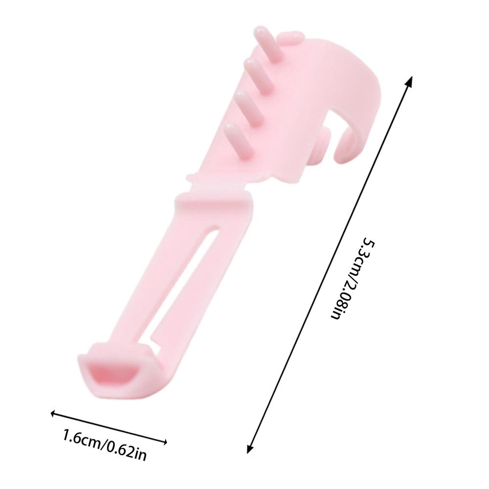 

2Pcs Finger Splitter Sweater Wool Knitting Tool 4 Yarn Guide Thimble Plastic Thimble Ring Sewing DIY Crafts Handicraft Accessory