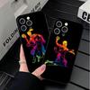 Handball Sport Soft Phone Case for iPhone 16 16E 17 Air 15 Pro Max 14 Plus 13 Mini 11 12 7 Black Cover Back Shell