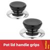 Kitchen Handle Cookware Knob Cover Glass Bottom Cover 4 Pieces Pressure Cookers Universal Pot Lid Handle Interchangeable Handles