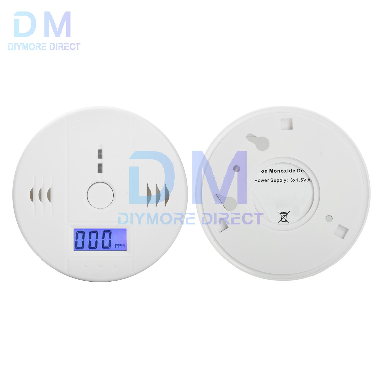 

Arbon Monoxide Detector Home CO Alarm ABS Flame Retardant LCD Digital Display 85dB Alarm 0-999PPM Gas Leak Sensor Wall Mounted белый