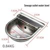 Stainless Steel Automatic Drinking Bowl with Float for Cattle, Sheep, Horses, and Donkeys