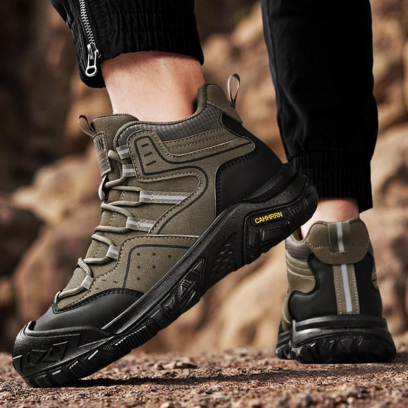 Vysoce kvalitní pánské taktické boty Venkovní protiskluzové odolné proti opotřebení Teniska Pohodlná teplá jezdecká obuv Multifunkční pracovní obuv