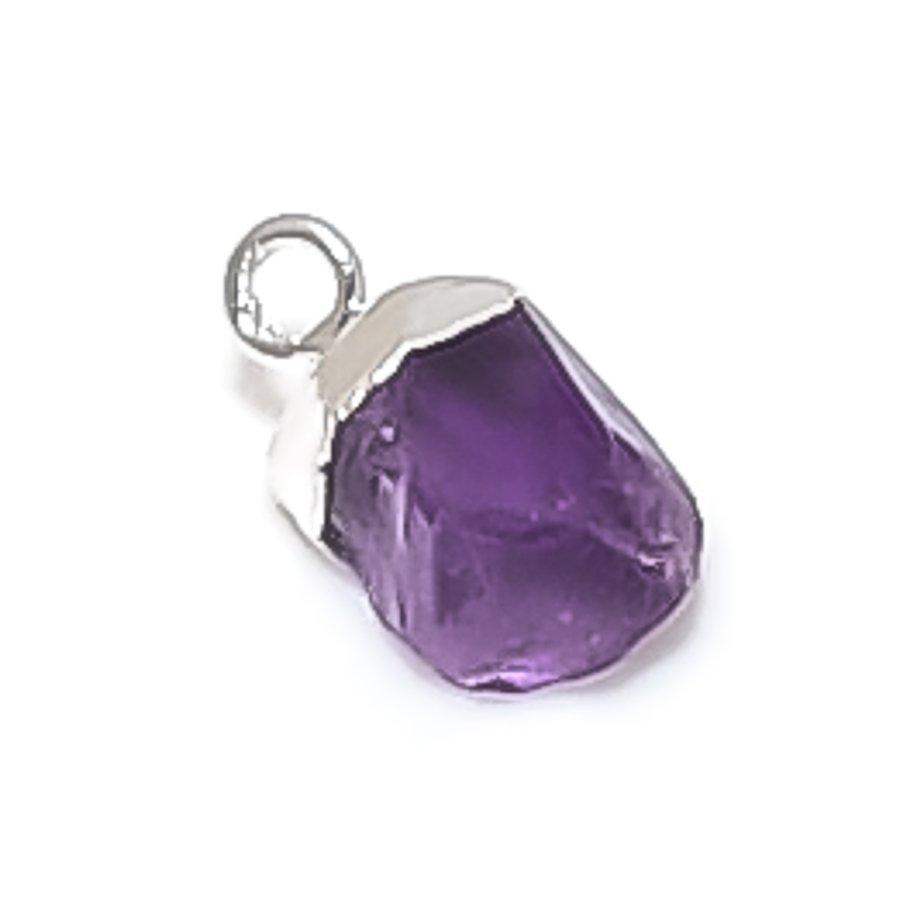 

Аметист Необработанный Драгоценный Камень 925 Стерлинговое Серебро Ювелирная Подвеска 0.59