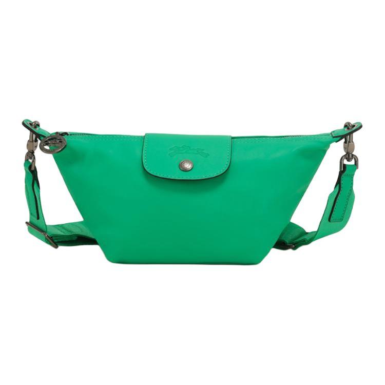 Longchamp Le Pliage Xtra Mini Dumpling Bag With Silver Hardware Zipper Closure Women Shoulder Bag Green 10212987249
