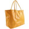 GOYARD Saint Louis GM Tote Bag yellow PVC coated canvas Women Used