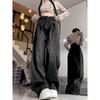 Women's Designer Wide-Leg Jeans - Spring/Autumn Loose Drape Straight Pants