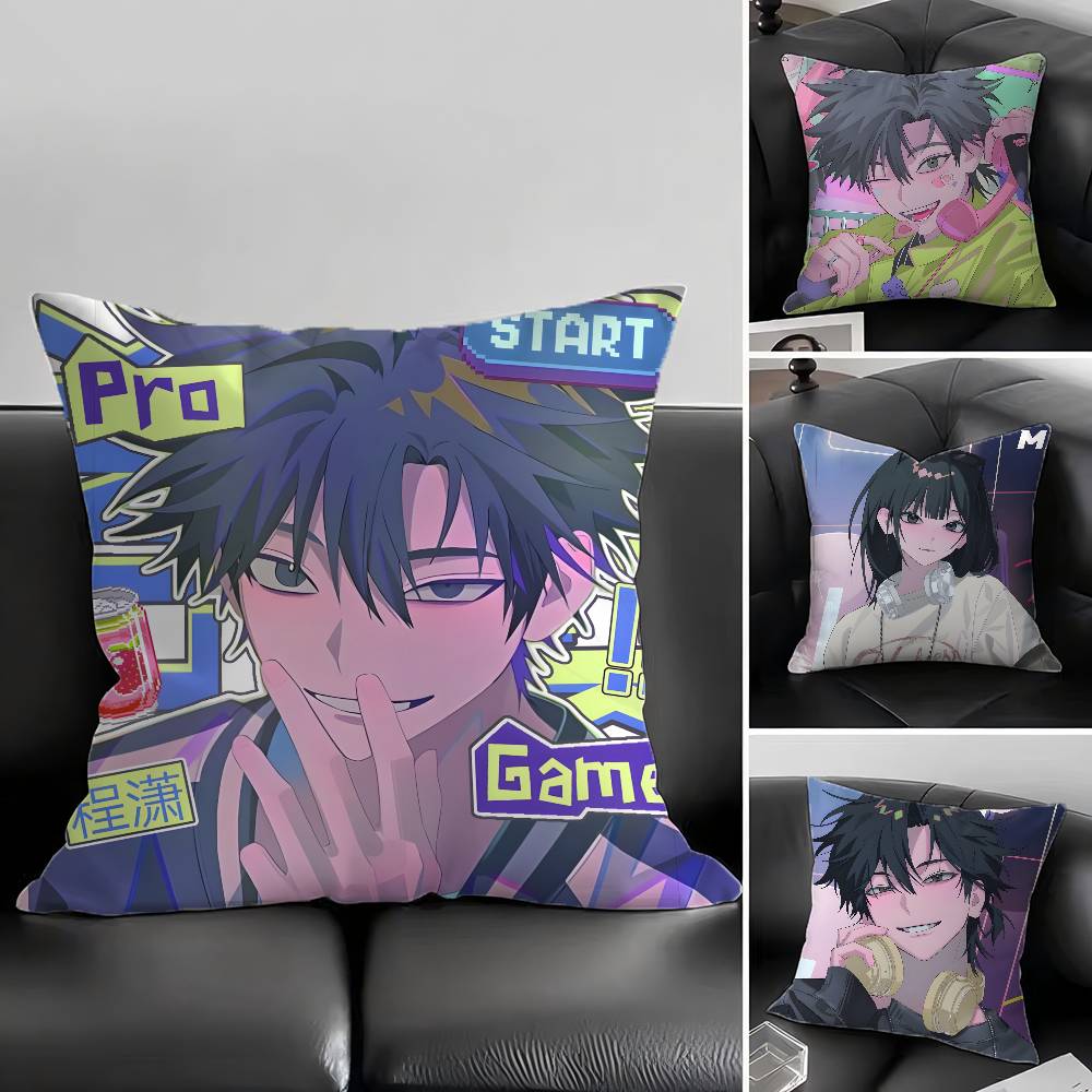 1pc Lu Guang Cheng Xiaoshi Pillow Case Fashion Square Pillowcase Bedroom Sofa Room Ins Decoration Leisure
