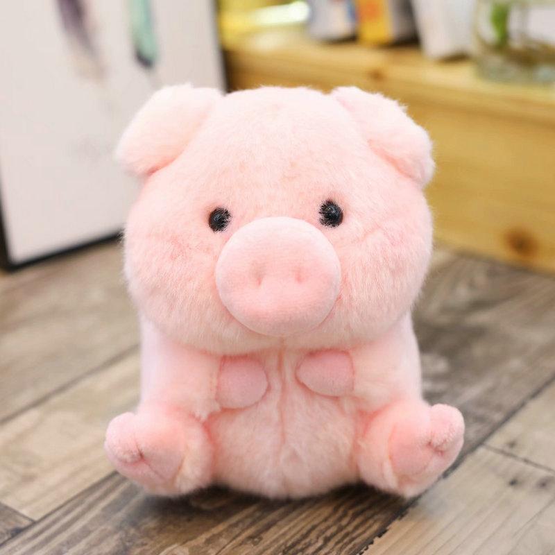 Super Mignon Forme Boule Ronde Câlin Bambou Panda Peluche Jouet Haute Qualité Rempli Animaux Dessin Animé Chat Noir Poupée Jouets Hamster Dessert about 10-13cm
