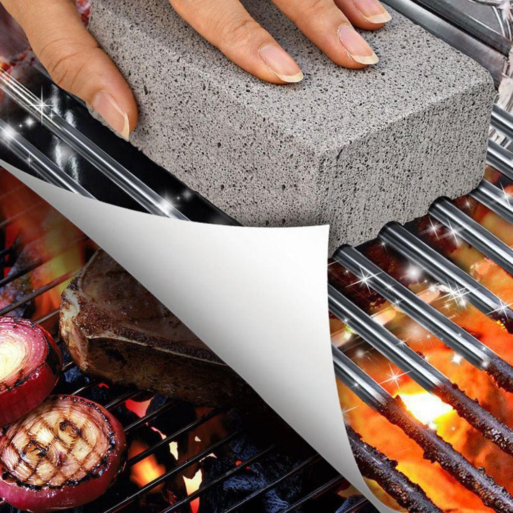 Pumice Brick BBQ Grill Cleaning Brick Cleaning Brush Barbecue Cleaning Stone  BBQ Racks