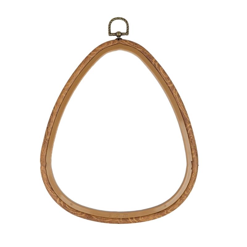 5 Pcs Embroidery Frame Droplets Embroidery Hoop Crosses Stitching Hoop Practical Embroidery Hoop for Craft Project