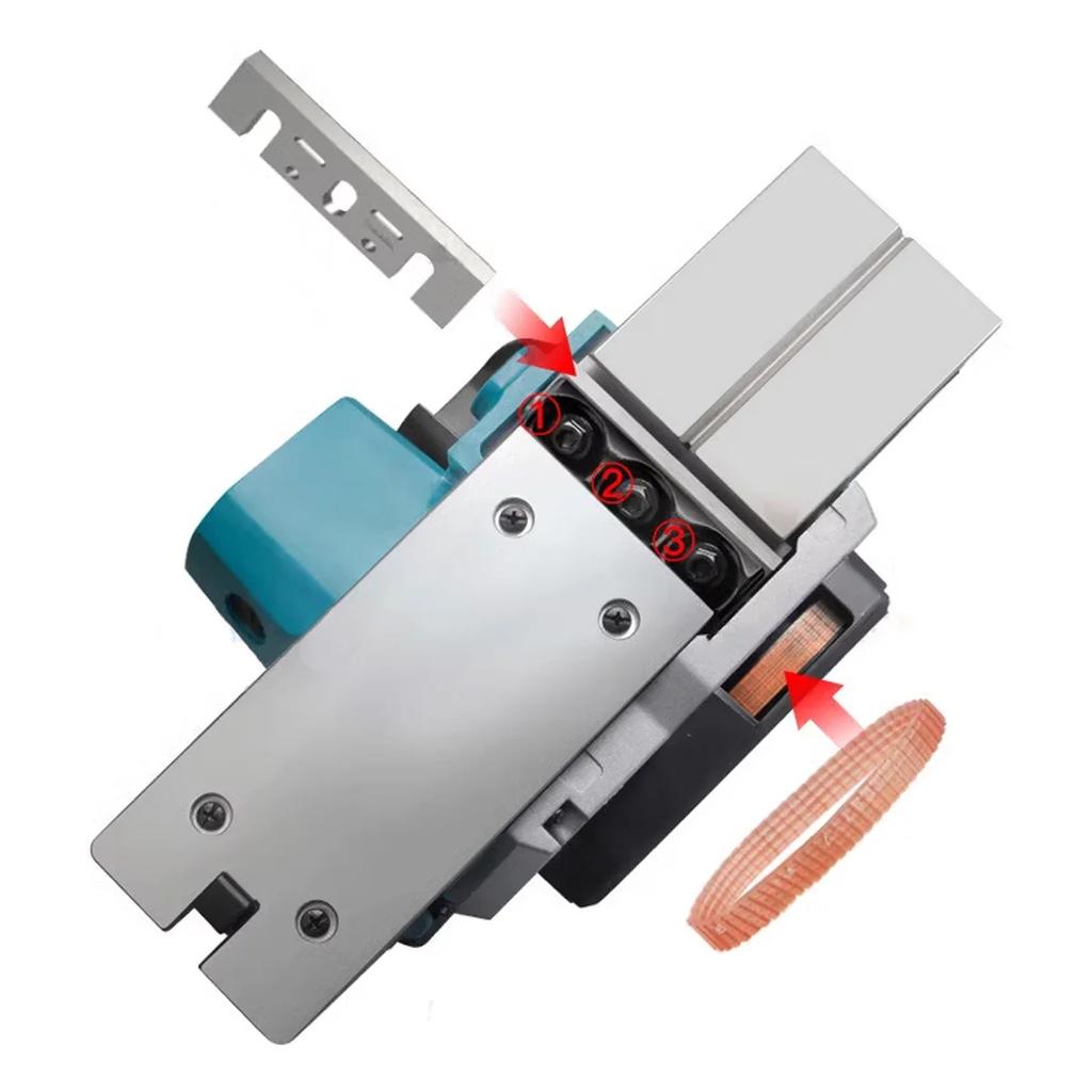 2 Stück 3-1/4 Hartmetallbestückte Hobelmesser 82mm Kompatibler Ersatz für Makita 1900B KP0800 HITACHI F20 DEWALT D26676 DW680
