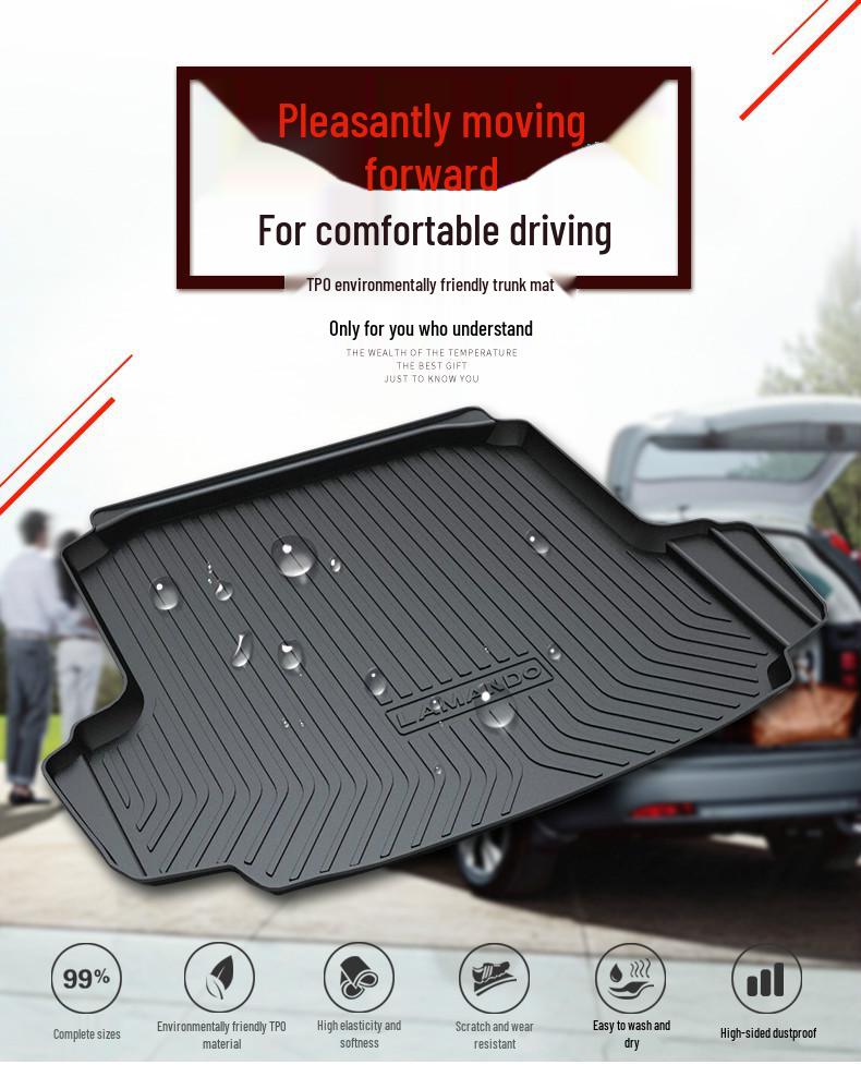 Tesla Model X Waterproof TPE Storage Box and Trunk Mat Set