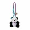 Backpack Decoration Bow Bear Keychain Bag Pendant Plush Key Ring Panda Plush Doll  Women Girls