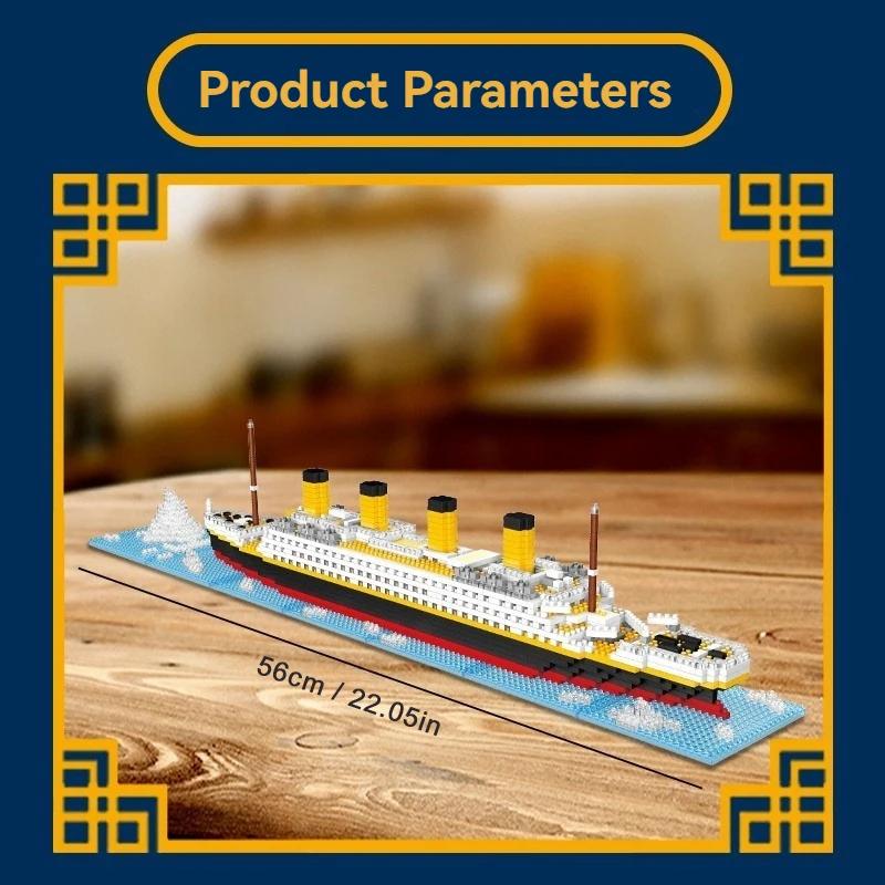 Creatieve Doe-het-zelf Titanic schip model bouwblok MOC Titanic bouwsteen Voor Kinderen speelgoed Verjaardag Kerstcadeaus 2500 stuks