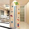 Kids Height Measure Wall Sticker UFO Rocket Monkey Height Charts Wall Sticker Nursey Decor Wallpaper Children Bedroom Decoration