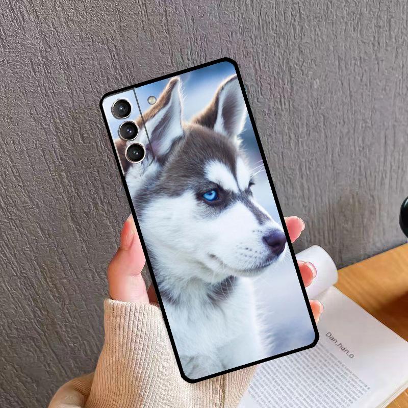 Animal Husky Puppy Phone Case For Samsung Galaxy S26 S25 S24 S20 S21 S22 S23 Ultra S10 Plus S24 FE S25 FE Cover