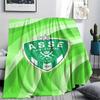 1Pc AS Saint-Étienne Print Flannel Blanket High Quality Warm Comfortable Cover for All Seasons Perfect for Gifts Home Decor