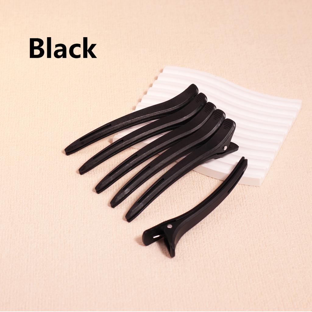 6peices Professional Hair Salon Hair Clips Plastic Single Fork Hair Clips for Styling - Segmentation Special for Real Hair Wigs