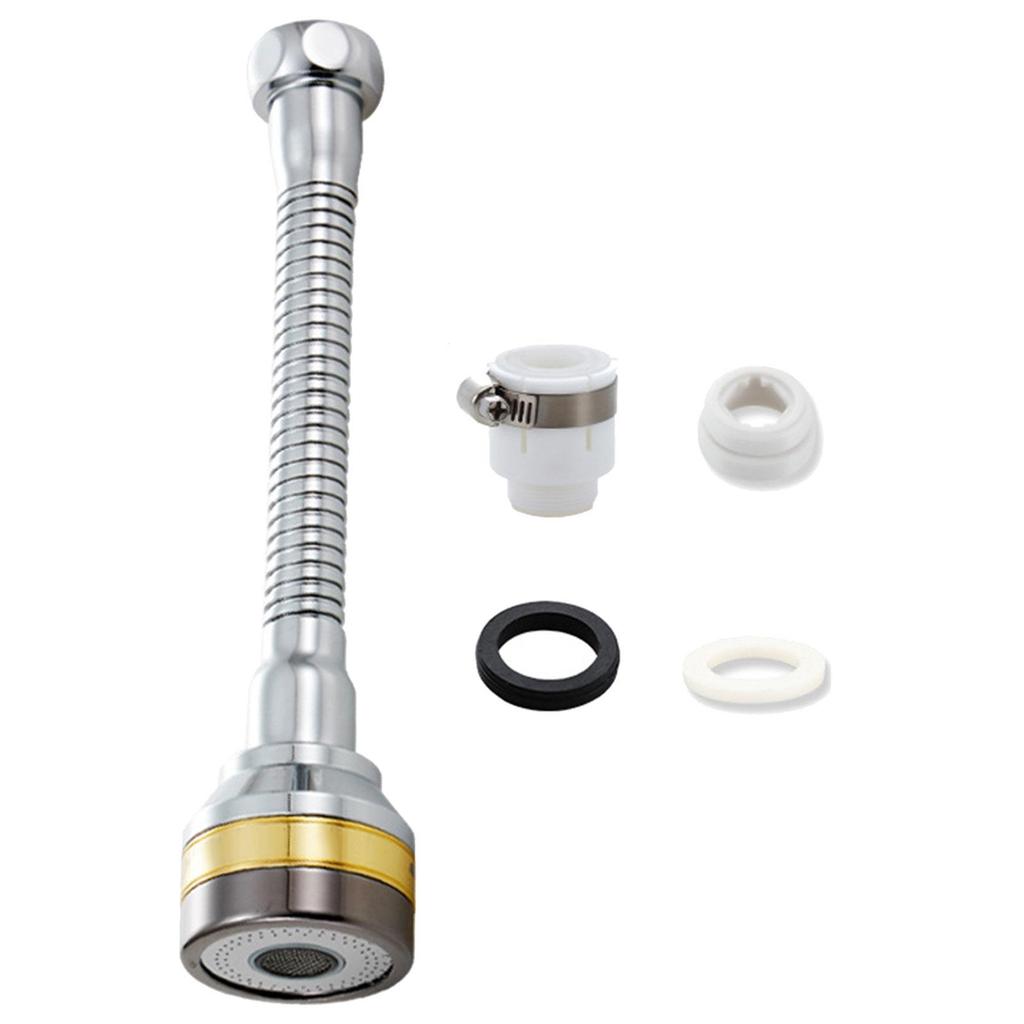 360 Degree Faucet Extension for Kitchen with Universal Adapter And Flexible Pipe