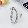 Detachable Crystal Bead Pendant Glitter Wrist Crystal Chain Stylish Bag Pendant  for Women Girls