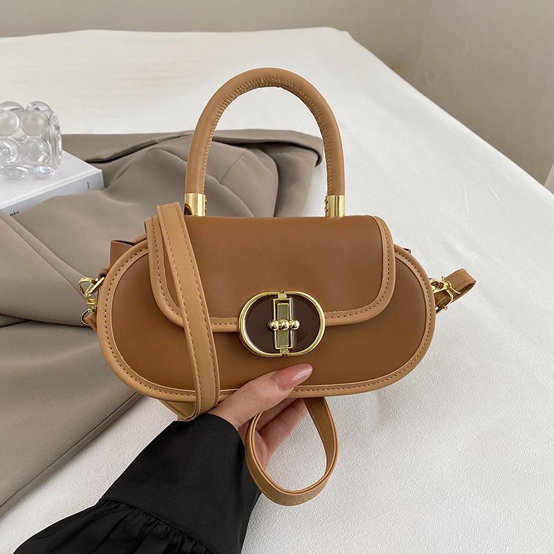 Bag texture design portable women's bag niche bag new autumn messenger bag