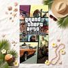 Asciugamano Morbido da Spiaggia Grand Theft Auto Asciugamano Elegante da Spiaggia e Piscina per Vacanze Estive al Mare Viaggio
