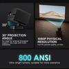 Crosser P50 HD Projector: 4K Blu-ray Support, Auto Network Focus, Portable Home Use