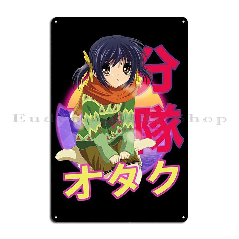 Постер к аниме Clannad Нагиса Фурукава Спящая Ушио Clannad Металлический Ретро Вечеринка Индивидуальный Стена Пещера Жестяная Вывеска Постер 20x30cm