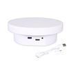 Round Shape Electric Turntable 360° Rotating Motorized Jewelry Show Holder  Live Streaming
