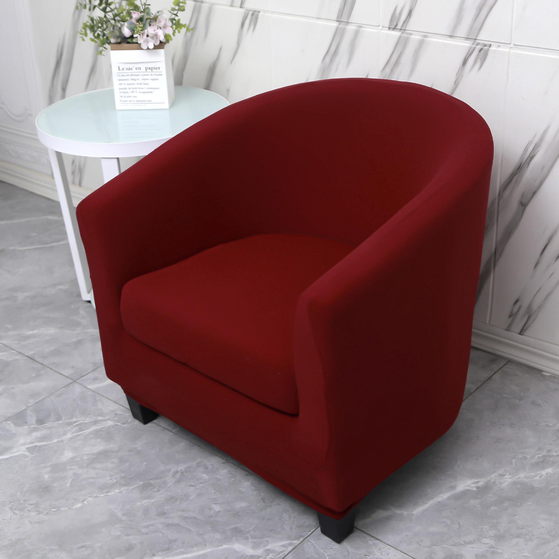 

European All-inclusive Elastic Single Sofa Case Internet Cafe Hotel Cafe Sofa Furniture Chair Cover for Home Durable Durable 40*40cm