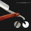 Premium Stainless Steel Straight Edge Barber Razor: Sharp, Folding, Professional Manual Shaver for Precision Beard Shaving