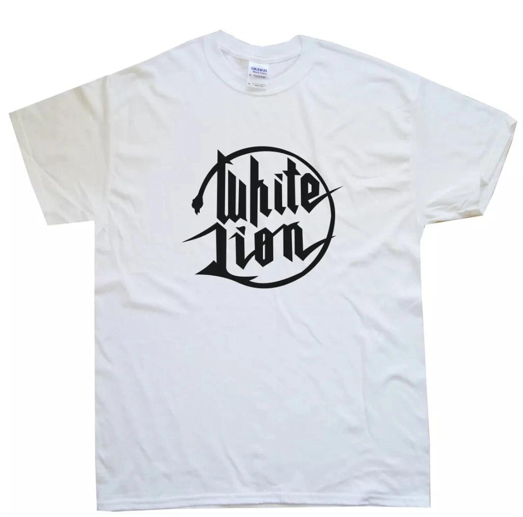 WHITE LION T-SHIRT All sizes S M L XL XXL colours Black White S
